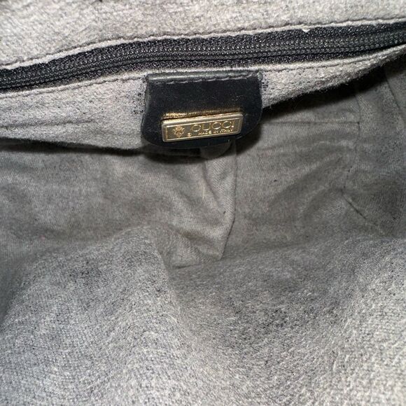 Gucci Black micro Gg Boston with Gold Accents - Picture 13 of 16